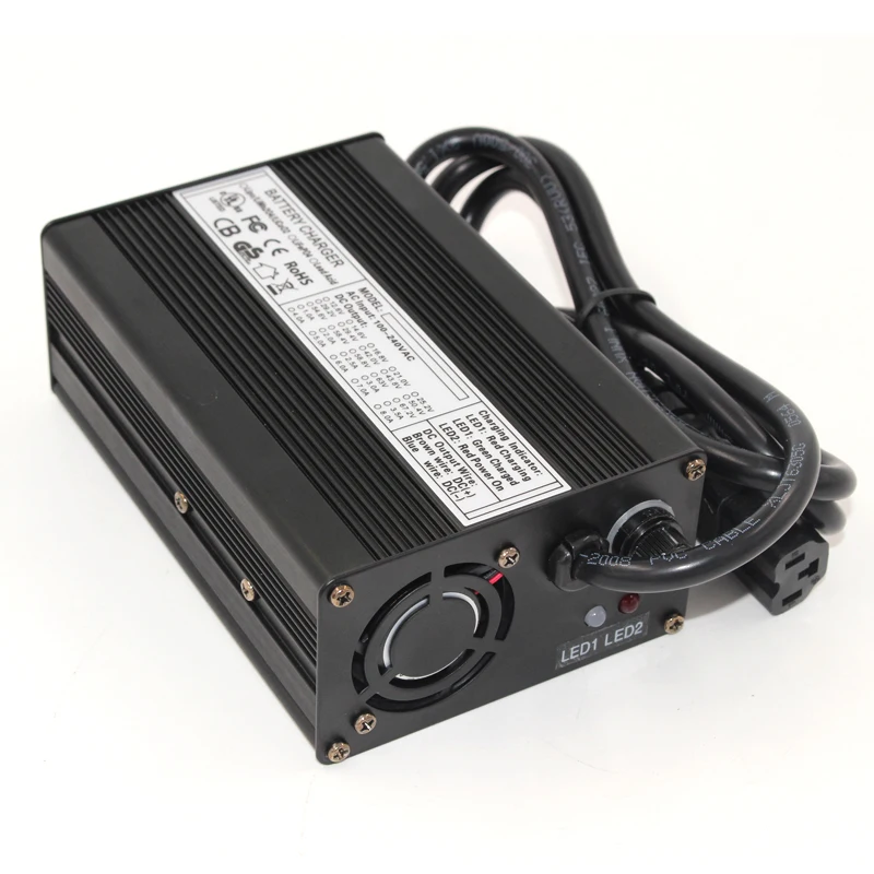 29 4v 5a charger 7s 24v li ion battery charger output dc 29 4v with cooling fan free shipping free global shipping