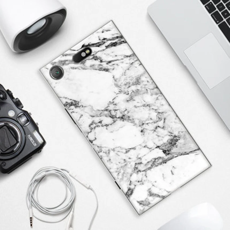 2 шт. для Xperia XZ1 Compact Матовый Жесткий чехол ПК деревянные чехлы телефонов с