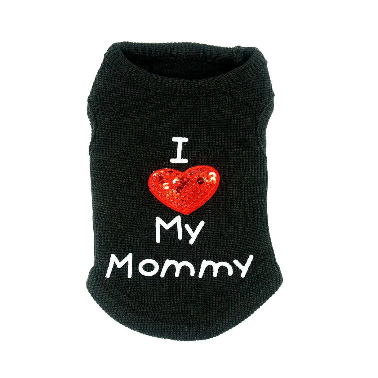 I LOVE MY MOMMY жилет для собак летнее платье футболка щенков пальто чихуахуа одежда