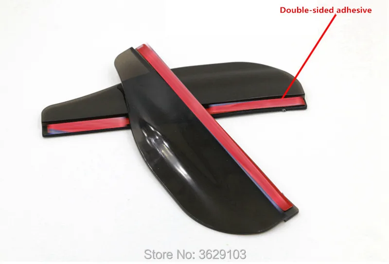 2pcs/lot PVC Car rearview mirror rain eyebrow for all car accessories stickers car-styling | Автомобили и мотоциклы