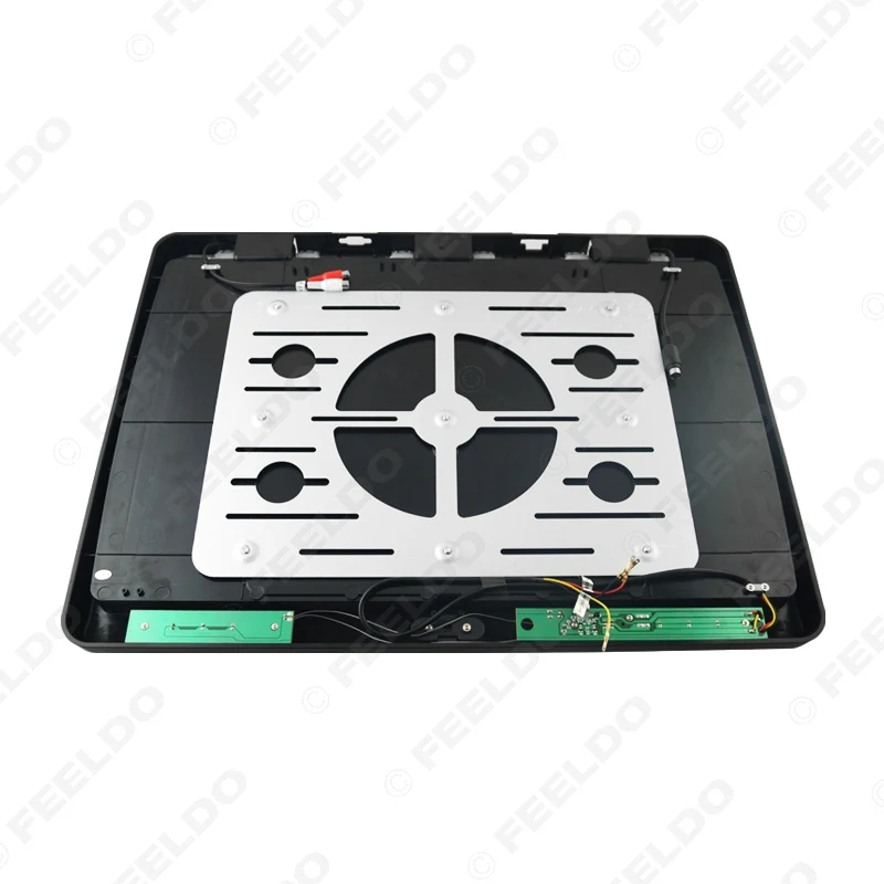 FEELDO DC12V шина автомобиля 22 дюймовая сенсорная кнопка Flipdown дюймовый TFT LCD на крышу HD