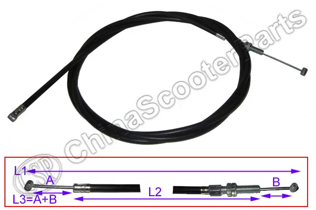 Парковочные тормоза кабель для KAZUMA JAGUAR 500cc ATV UTV Синьян 253 см|atv cable|for atvcable atv |