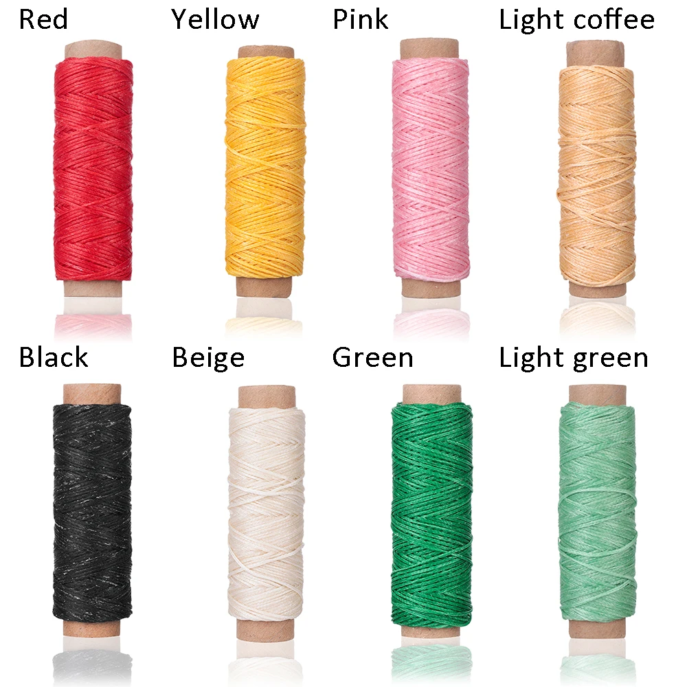 1 шт. вощеная швейная нить линия хлопок шнур ремешок ручная строчка материал