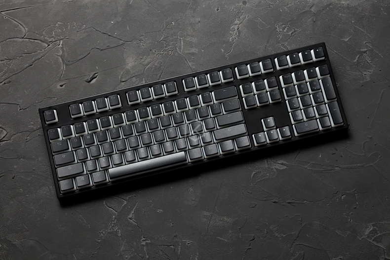 Пудинг pbt doubleshot keycap oem задний светильник механические клавиатуры молочный Белый Розовый Черный gh60 покер 87 tkl 104 108 ansi iso