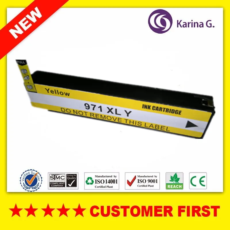 1 шт. картридж для принтера HP 970XL 971 XL OfficeJet X451dn X451dw X476dn X476dw X551dw|ink cartridge|ink cartridge for hphp