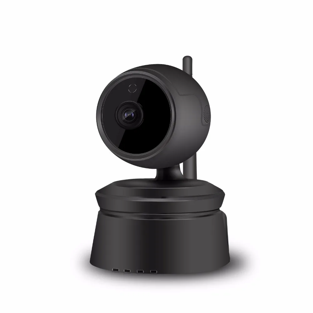 JeaTone Сетевая Беспроводная Черная Камера панорамирование наклона HD домашняя Wifi
