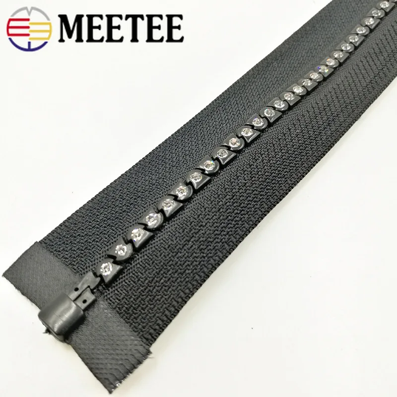 Meetee 5 # разъемная застежка-молния с открытым концом 60/70/80 см закрыты хвост 15/20 со