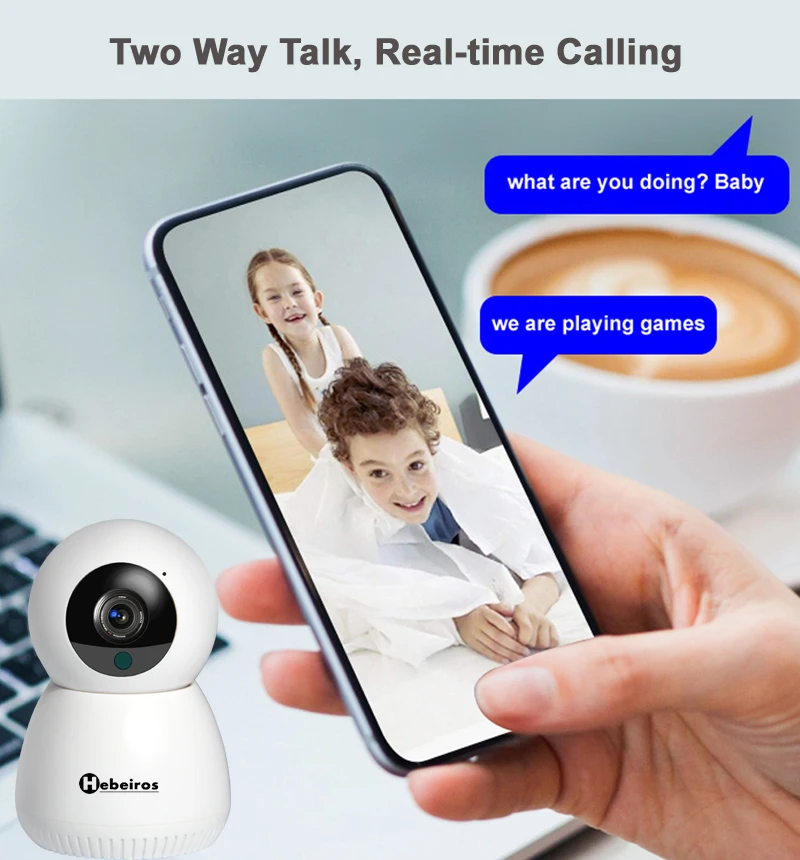 Hebeiros 1080 P Беспроводная ip-камера облачное хранилище человеческое Автоматическое