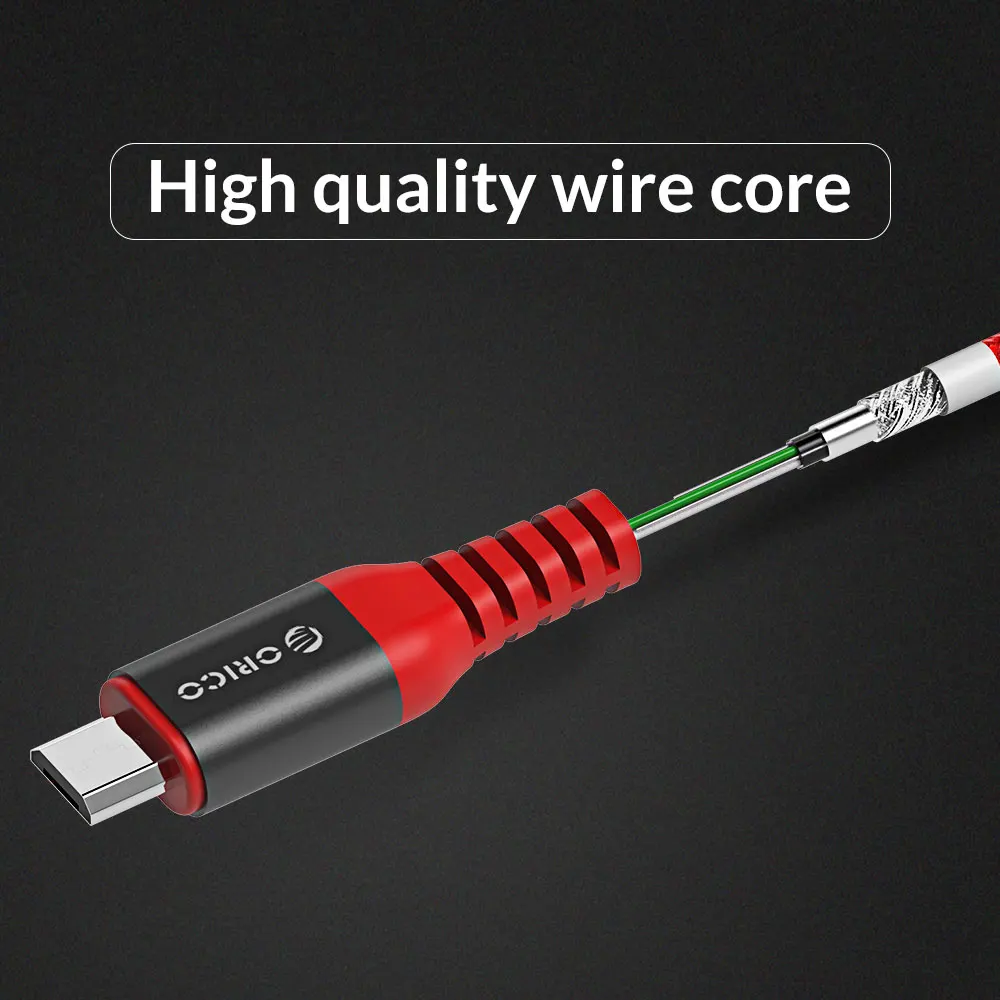 ORICO Micro USB для USB-A кабель м 1 3ft зарядный синхронизации данных MAX 3A Android смартфон
