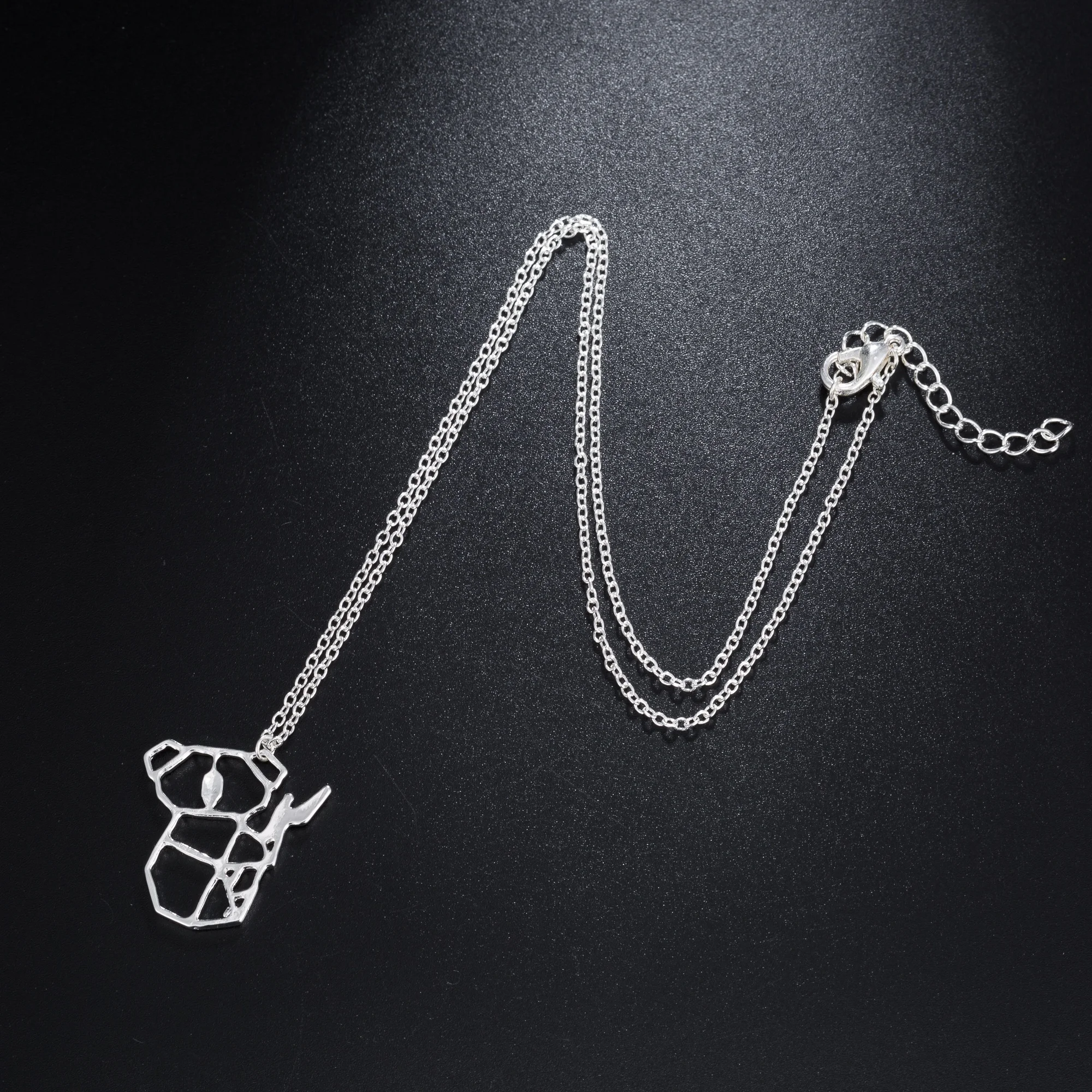 Cute Hollow-out Australian Koala Bear Feature Necklace Charm Animal Jewelry for Women Kids Children Day Gift | Украшения и