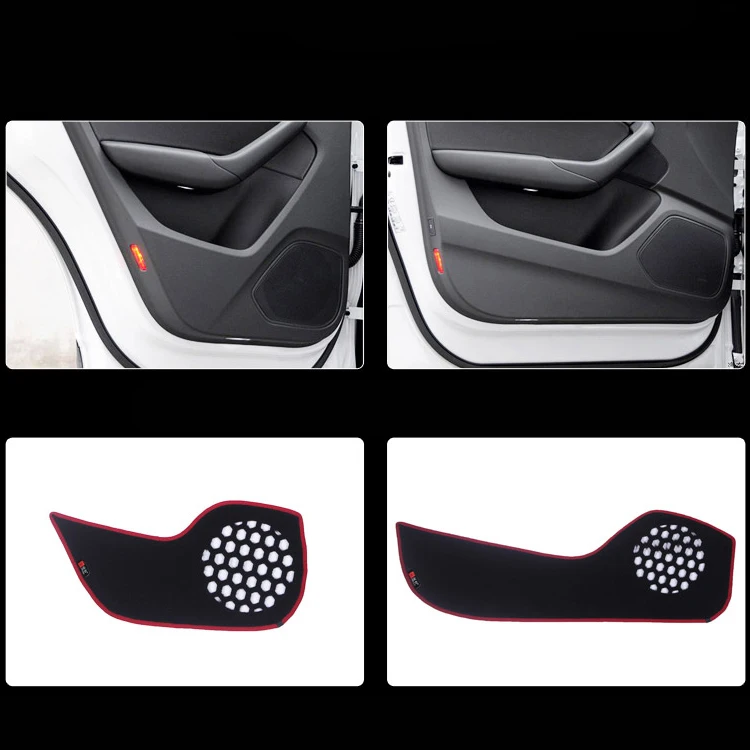 4 шт. защитные коврики для дверей декоративные подушечки Audi Q3|door protection|pads dooraudi door |