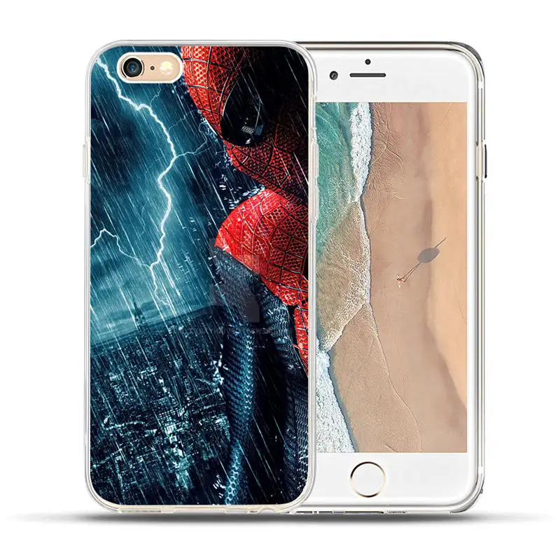 Чехлы с героями фильмов для iPhone X, XR, XS, Max, 8, 7, 6, 6S Plus, 5, 5S, SE, чехлы, мягкий силиконовый чехол, Marvel, Мстители, Fundas, Coques Etui