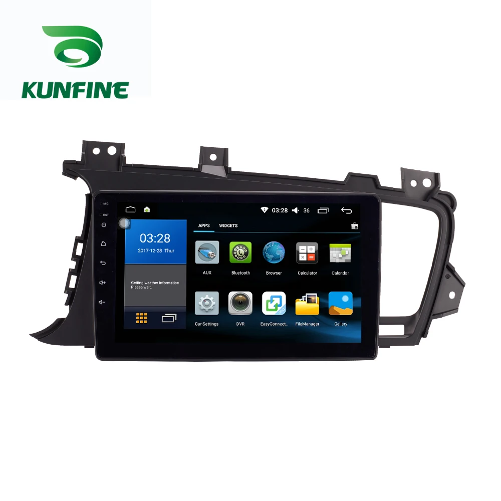 Восьмиядерный 1024*600 Android 8,1 автомобильный DVD gps навигационный плеер Deckless автомобильный стерео для KIA K5 2009- радио головное устройство wifi