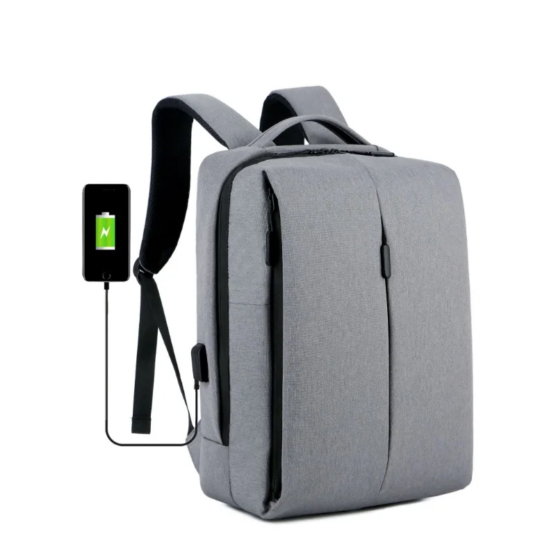 

Холщовые школьные ранцы для мужчин и женщин, вместительные рюкзаки для ноутбука 15,6 дюйма с USB-разъемом для подростков