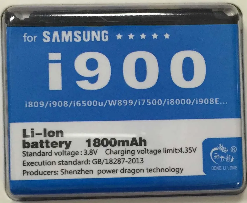 AB653850CE For SAMSUNG i900 i7500 i8000 i809 i908 i980 W899 i6500u SGH-i900v SGH-i908 1500mAh Donglilong AB653850CU AB653850CC | Мобильные