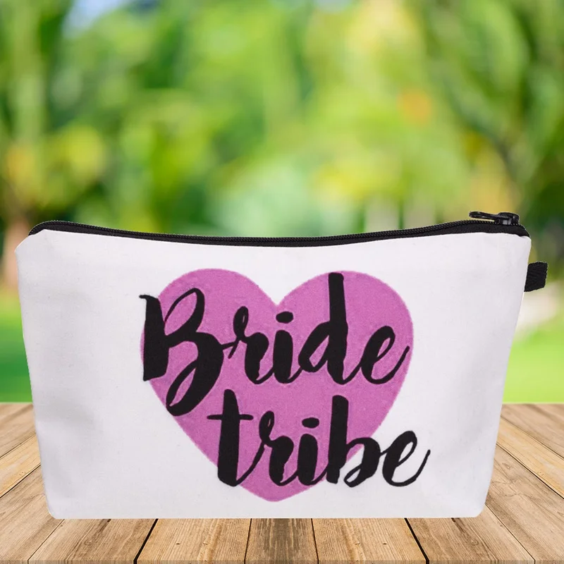 Коместик сумки надпись «Bride Tribe» свадьбы уникальный подарок для невесты вечерние сумки кошельки сцепления