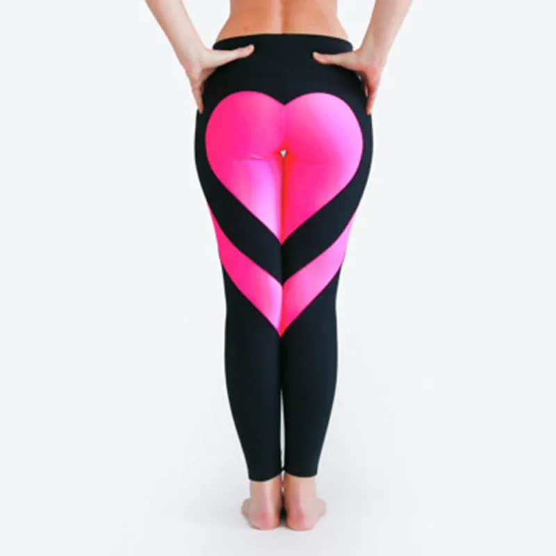 black hot pink Сексуальные женские облегающие спортивные штаны для бодибилдинга, бега, фитнеса, йоги, упражнений, быстросохнущие леггинсы, тренировочная одежда E78 - Цвет: black hot pink