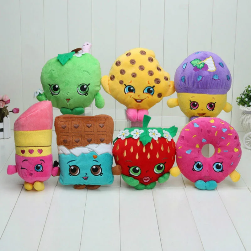 Kawaii felpa Juguetes 17-25 cm fresa Apple cookies donuts Pintalabios chocolate muffin relleno Muecas regalo para | Игрушки и хобби