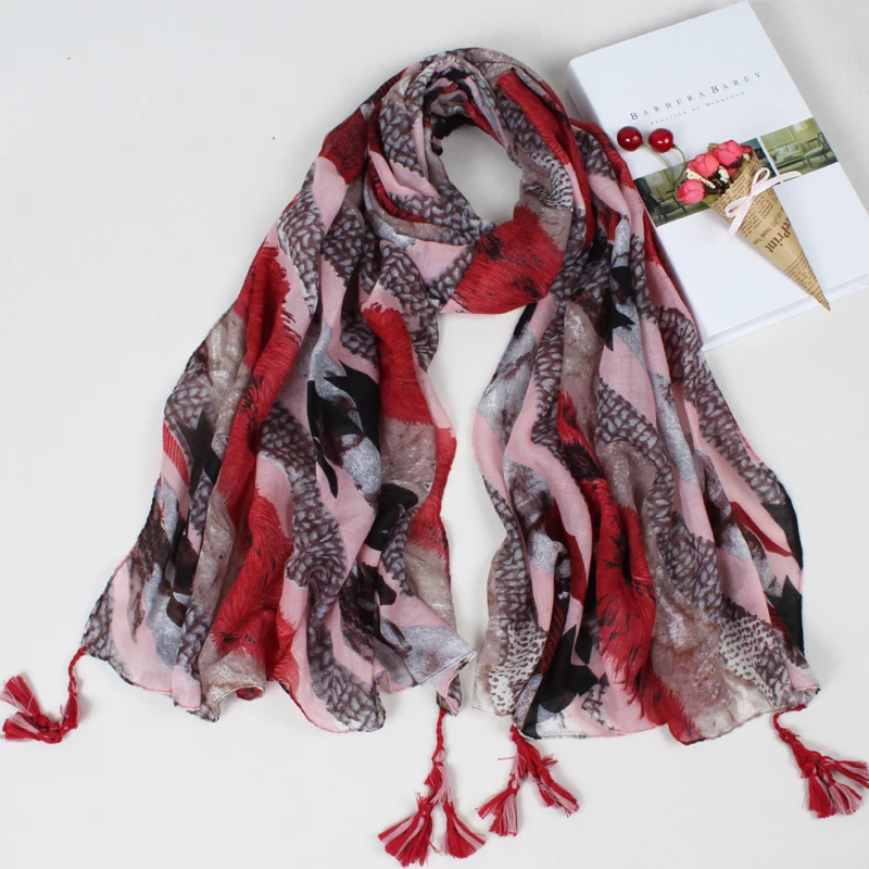 Весна-Осень 2020 новый модный стиль вуаль хлопок женская тонкая длинная шаль шарф