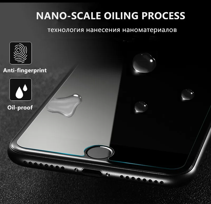 3 шт. закаленное стекло для iPhone X XS MAX XR 4 4s 5 5S SE 5c Защитная пленка экрана 6 6s 7 8 Plus