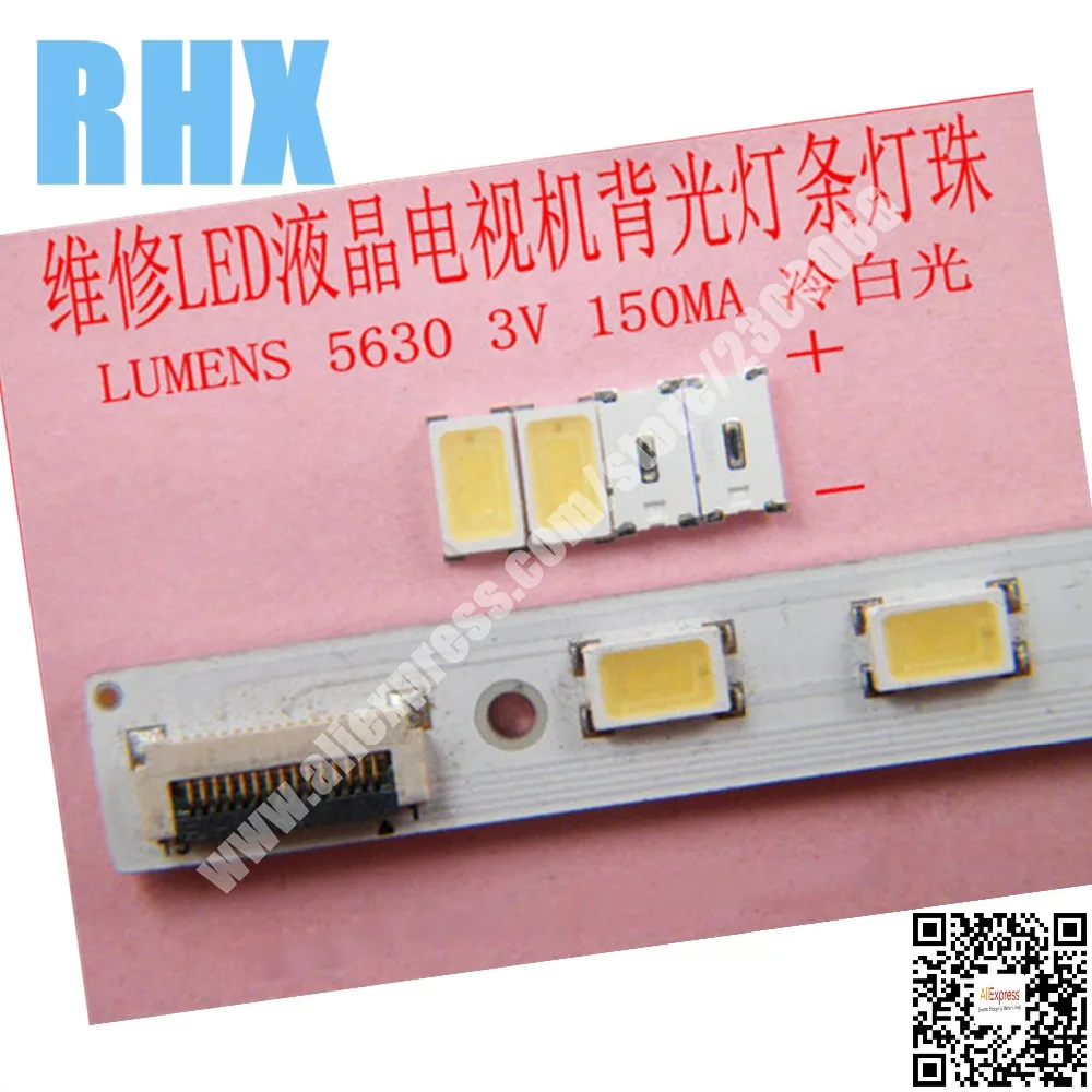 100 шт./лот для ремонта SONY Panasonic LED LCD TV Подсветка лампа SMD светодиоды люмен 5630 3V