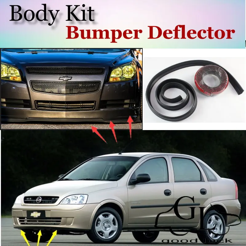 Бампер губы для Chevrolet Corsa 2000 ~ 2006/Автомобильный спойлер тюнинга автомобиля/TOPGEAR