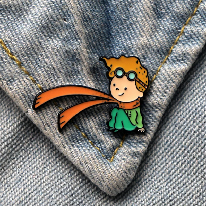 DMLSKY Le Petit Prince художественные эмалированные булавки и броши нагрудные булавки рюкзак сумки значок украшения одежды подарки M3346