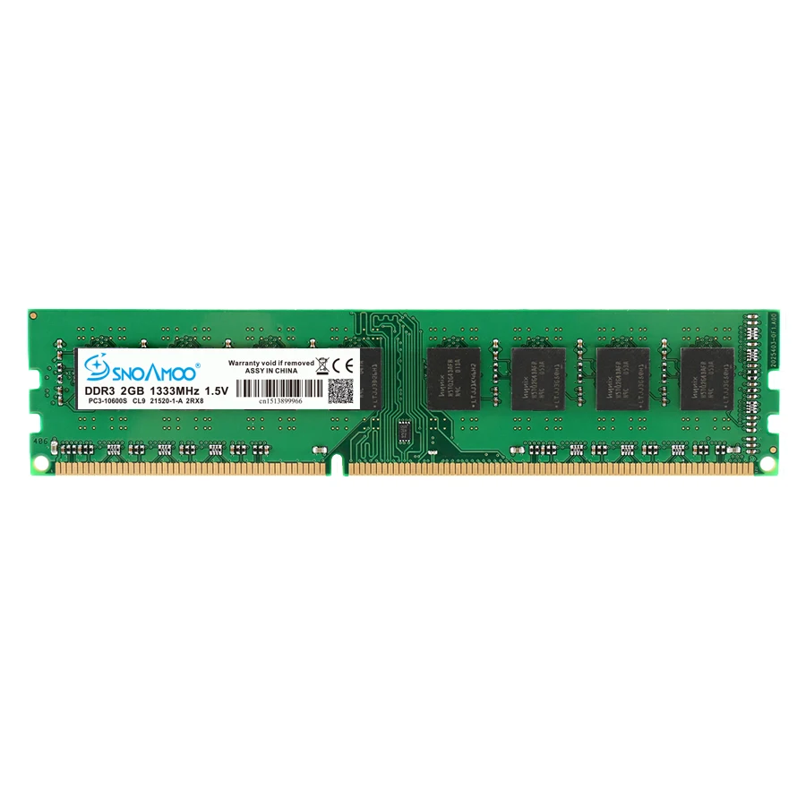 SNOAMOO New Desktop PC RAMs DDR3 2G 1333MHz-1600MHz 240-Pins RAM Memory 1.5V DIMM For AMD non-ECC Lifetime Warranty | Компьютеры и