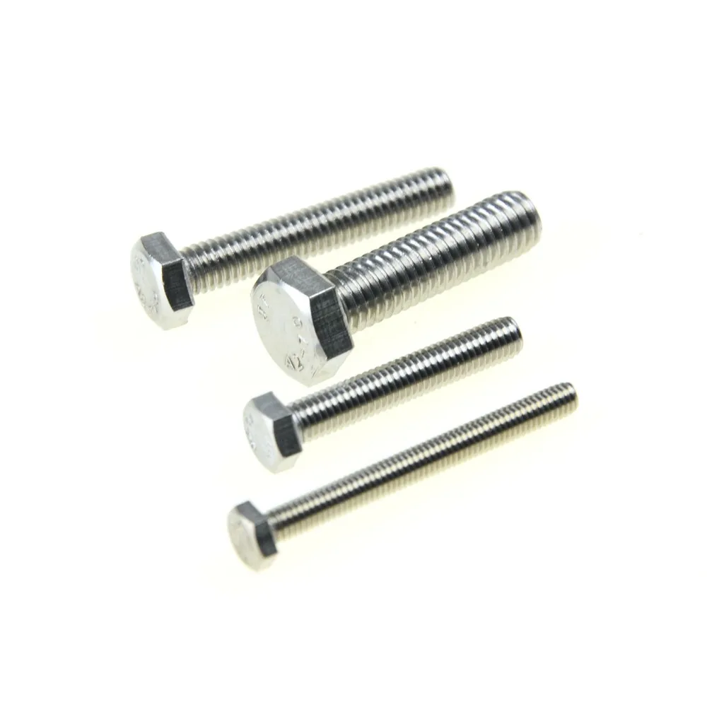 304 stainless steel bolts DIN933-1987 M16 Hexagon Head Screws Threaded Up To The 1pcs | Обустройство дома