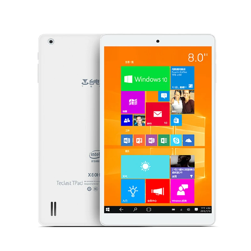 Оригинал 8 &quotTeclast X80HD Anriod 4.4 &amp Windows 10 Двойной Загрузки Tablet PC Z3735F 1280x800 пикселей IPS