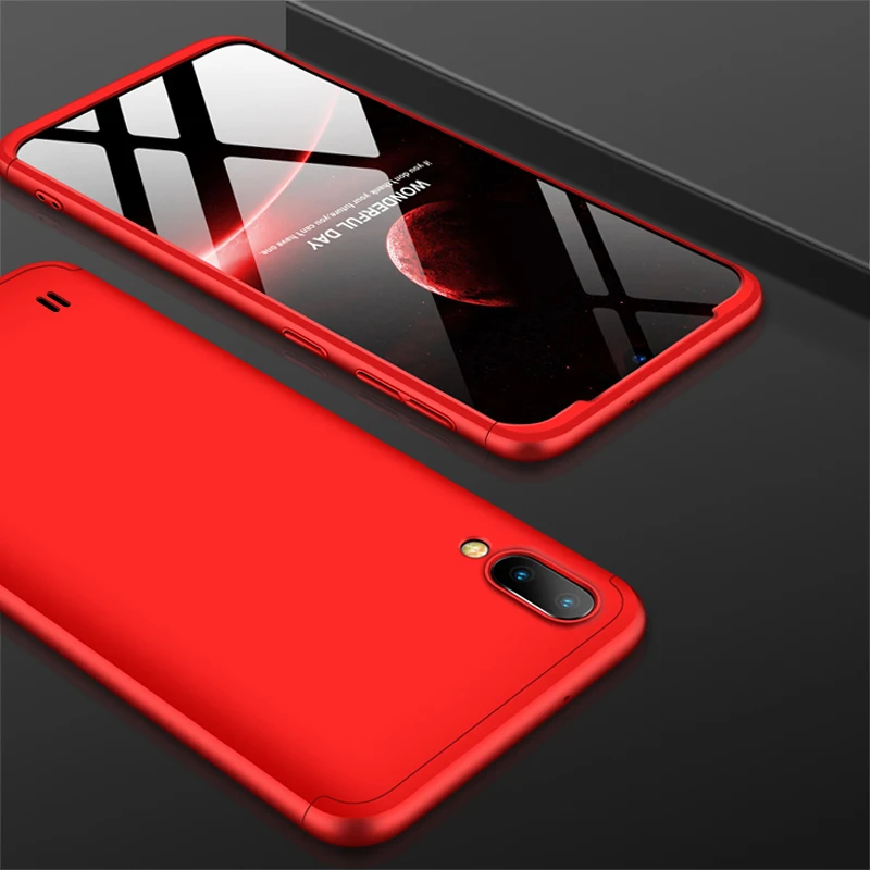Чехол для Samsung galaxy M10 M20 M30 чехол телефона 360 бампер полная задняя крышка Роскошные