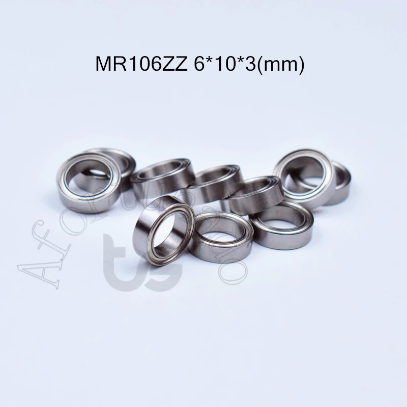 Миниатюрные 10 шт. подшипники MR72 MR74 MR85 MR95-105-106-115-117-126-128-137-148 металлический герметичный хромированный стальной подшипник