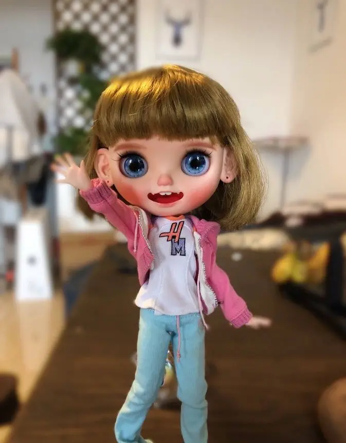 3 Индивидуальная кукла DIY цельная кукла без одежды blyth кукла для девочек предпродажа 20190508 - Цвет: 3