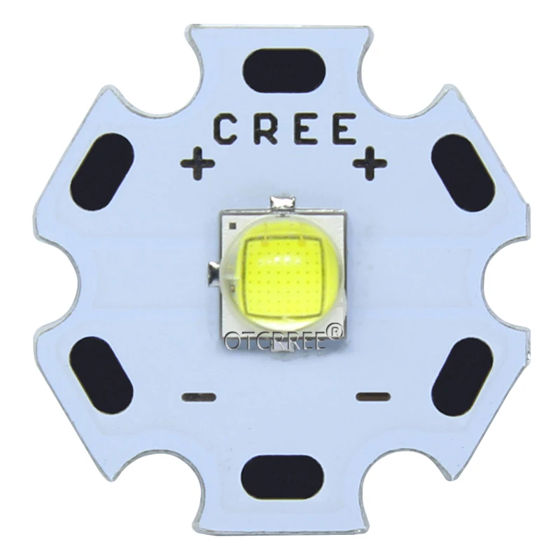 Cree XML2 XM-L2 T6 10 Вт высокой мощности Светодиодный излучатель холодный белый диод 16/20 мм PCB+ 17 мм/22 мм DC3.7V 12V EL драйвер