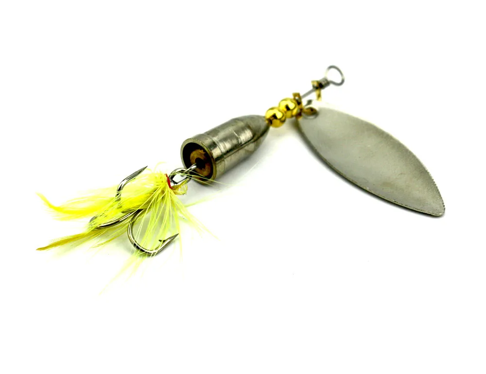Hengjia 1 шт. жесткий металлические Spinnerbaits вибрации blade пайетки Spinner ложки PESCA