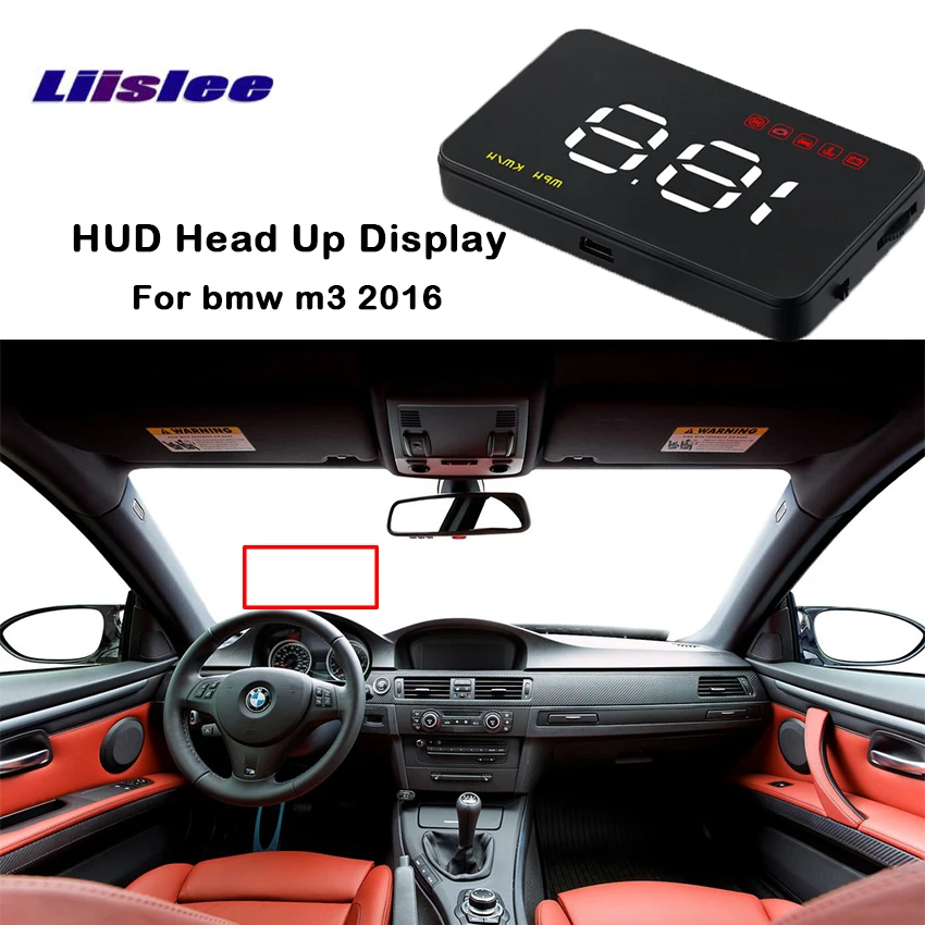 Liislee для BMW m3 16 устанавливаемый на автомобиле HUD дисплей голову защита от