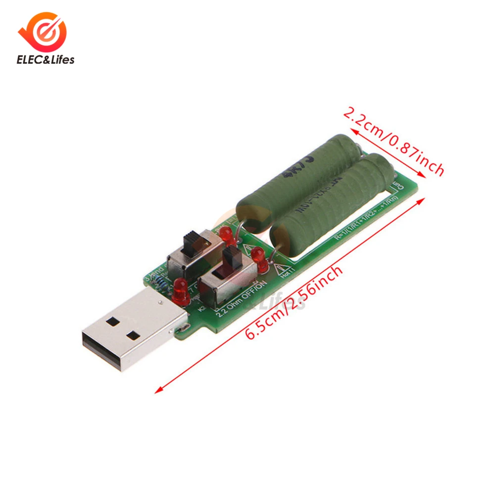 1 шт. USB тестер резисторов 5 В А/2 а/3 А|Измерители сопротивления| |