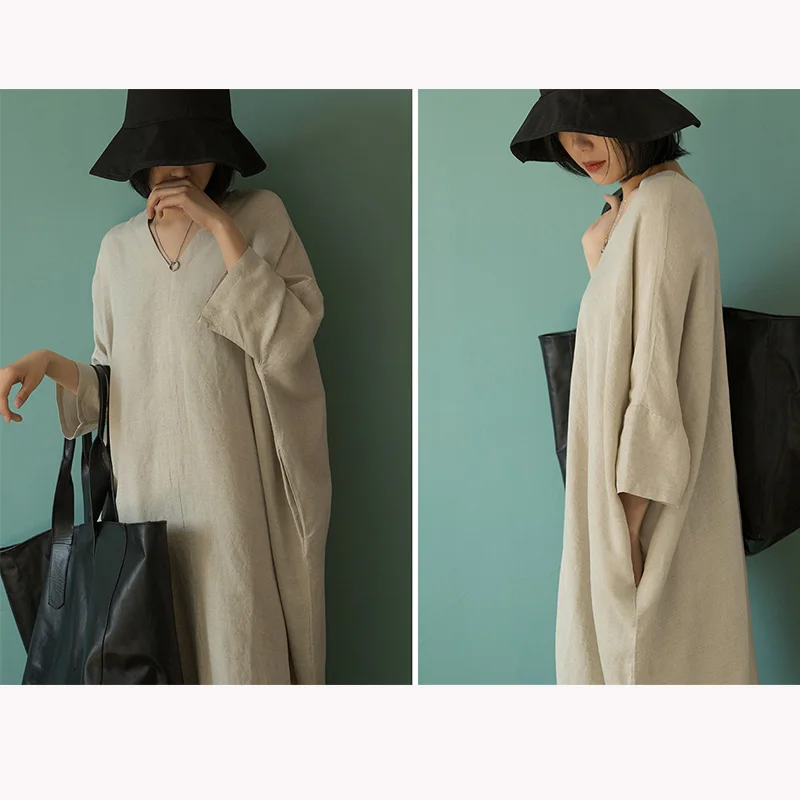 SCUWLINEN 2019 Для женщин сезон: весна–лето платье Винтаж v образным вырезом плюс