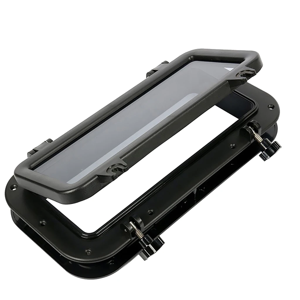 Открывающийся на окно шлюпки Portlight Hatch ABS 4 мм закаленное стекло для RV Yacht Camper и т. д. анти-УФ 15,75*7,87 ″ аксессуары для лодок морской