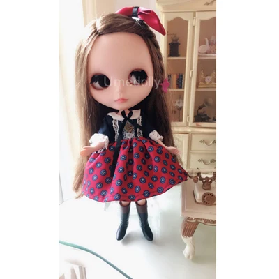 color 2 1 шт. классическое платье ручной работы для Blyth, Licca, 1/8 1/6 BJD, Pullip аксессуары для кукол - Цвет: color 2