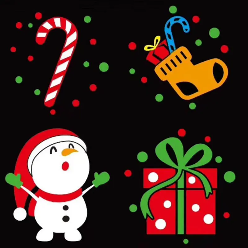 Светодиодный лазерный проектор высокой четкости с рождественскими слайдами 12