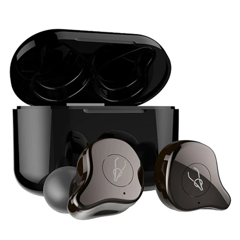 Оригинальные TWS Bluetooth 5 0 беспроводные наушники HiFi стерео спортивные с чехлом для