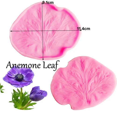 

29 Styles Lily Rose Lotus Maple Anemone Leaf Silicone Veiner Fondant Sugarcraft Gumpaste Flower Clay Water Paper Mold C336