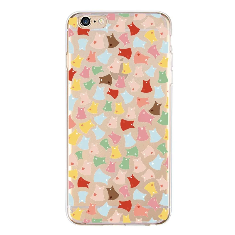 Mushroom Soft Clear TPU Phone Case For iPhone 4/4s 5 5s 6 6plus 7 8plus x Silicone Orchid Printed Cover Free Shipping | Мобильные