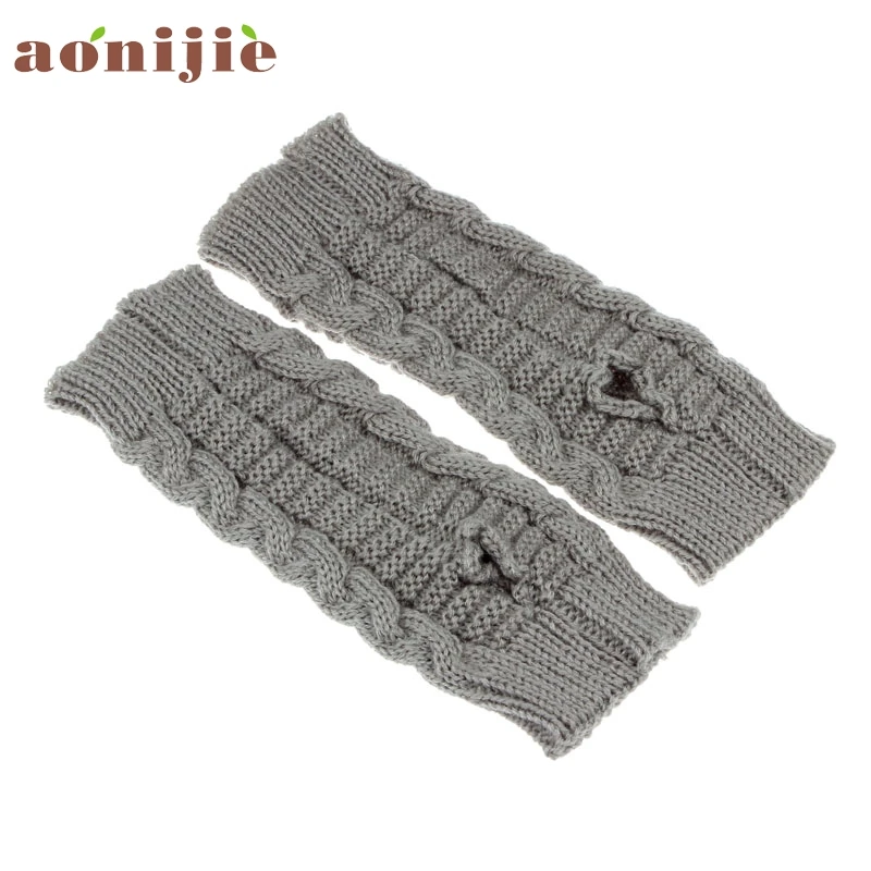 Женские уличные спортивные велосипедные перчатки для пешего туризма вязаные без