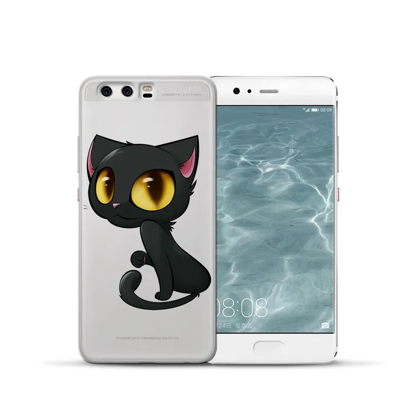 Роскошные кошка мультфильм сова для Huawei Mate 9 10 20 P8 P9 P10 P20 P30 P Smart Lite Plus Pro чехол для телефона чехол Чехол-футляр