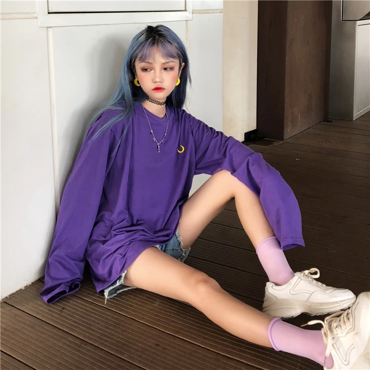 Повседневная стильная Корейская женская одежда футболки в стиле Харадзюку с