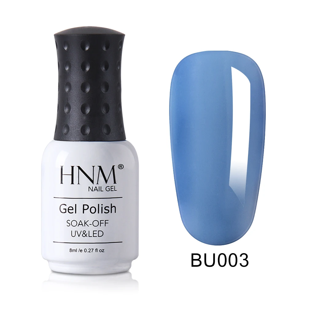 003 HNM гель для ногтей синяя серия 8 мл гель лак Vernis полуперманентный УФ светодиодный Гель-лак для ногтей Esmalte Перманентный гель лак для покраски ногтей - Цвет: 003