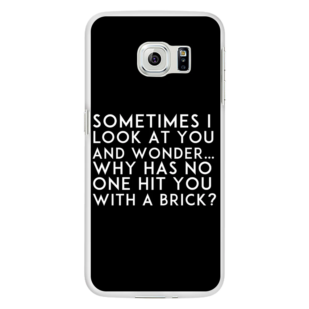 Полоску хит вы с кирпич Забавный принт чехол для Samsung S5 S6|print case|case coversamsung s5 |