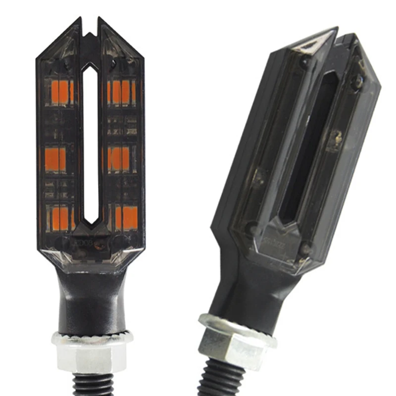 1 шт. светодиодный светильник для мотоцикла с поворотным сигналом Янтарный